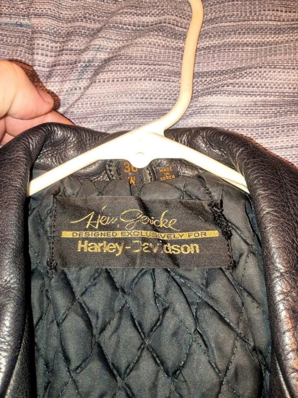 Harley-Davidson fringe leather jacket Size Medium 36W - Picture 2 of 5